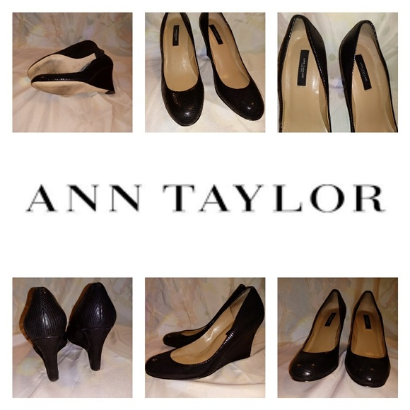 Ann Taylor Shoes - ♦Final Price♦ Ann Taylor Wedges Textured leather